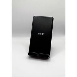 Anker PowerPort Wireless Qi Charging Stand A2523 Tested No Cable Black